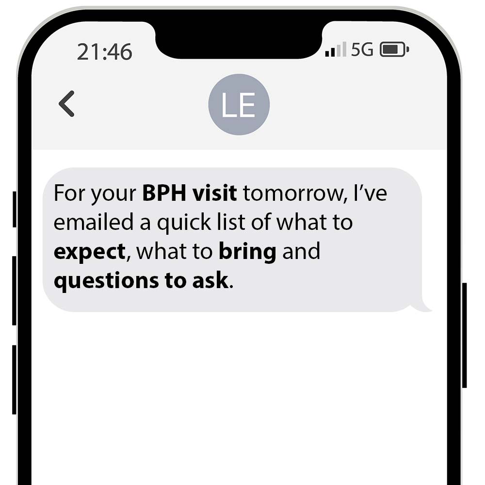 Appointment Prep (BPH)